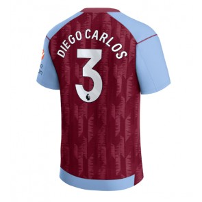 Aston Villa Diego Carlos #3 Hemmatröja 2023-24 Kortärmad